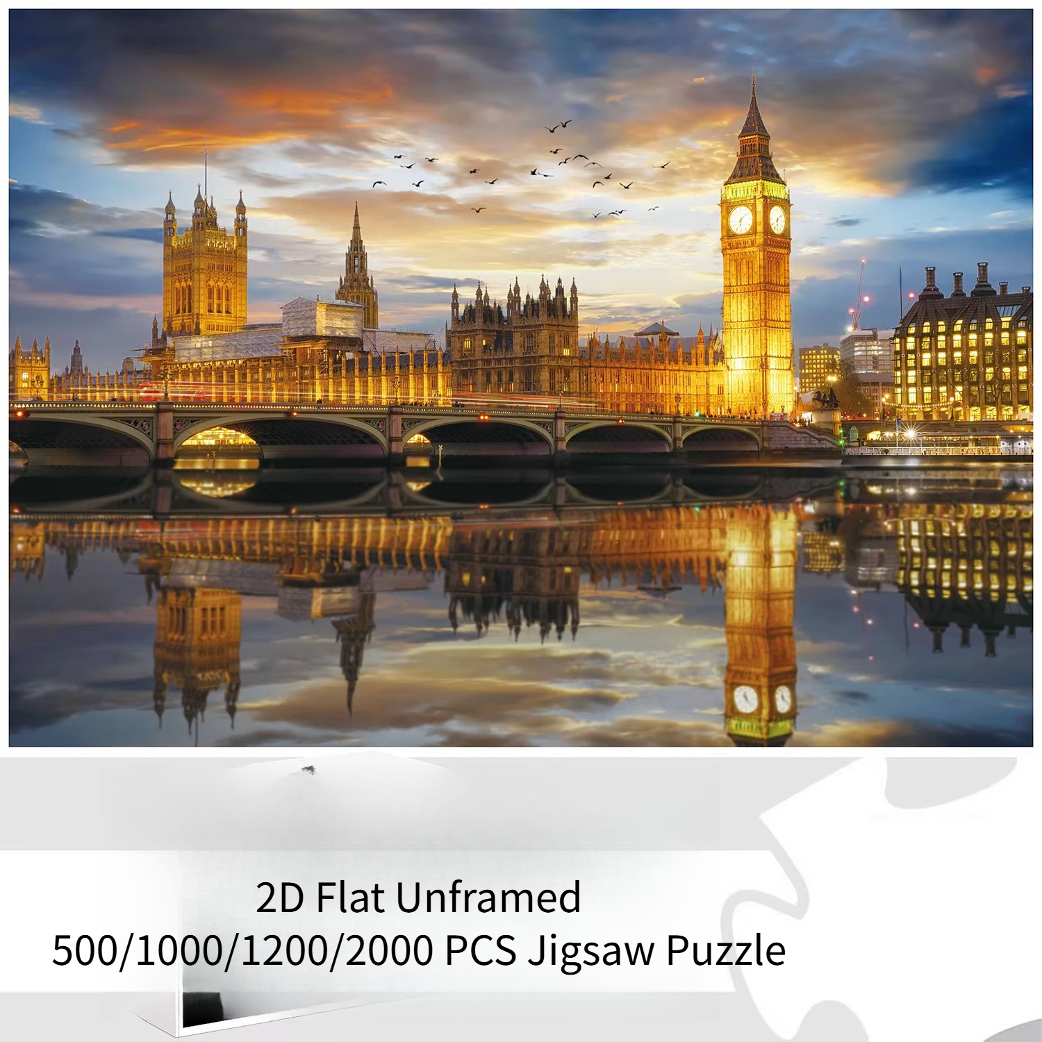 Kids Toys London - 1000 Pieces London Night Jigsaw Puzzle