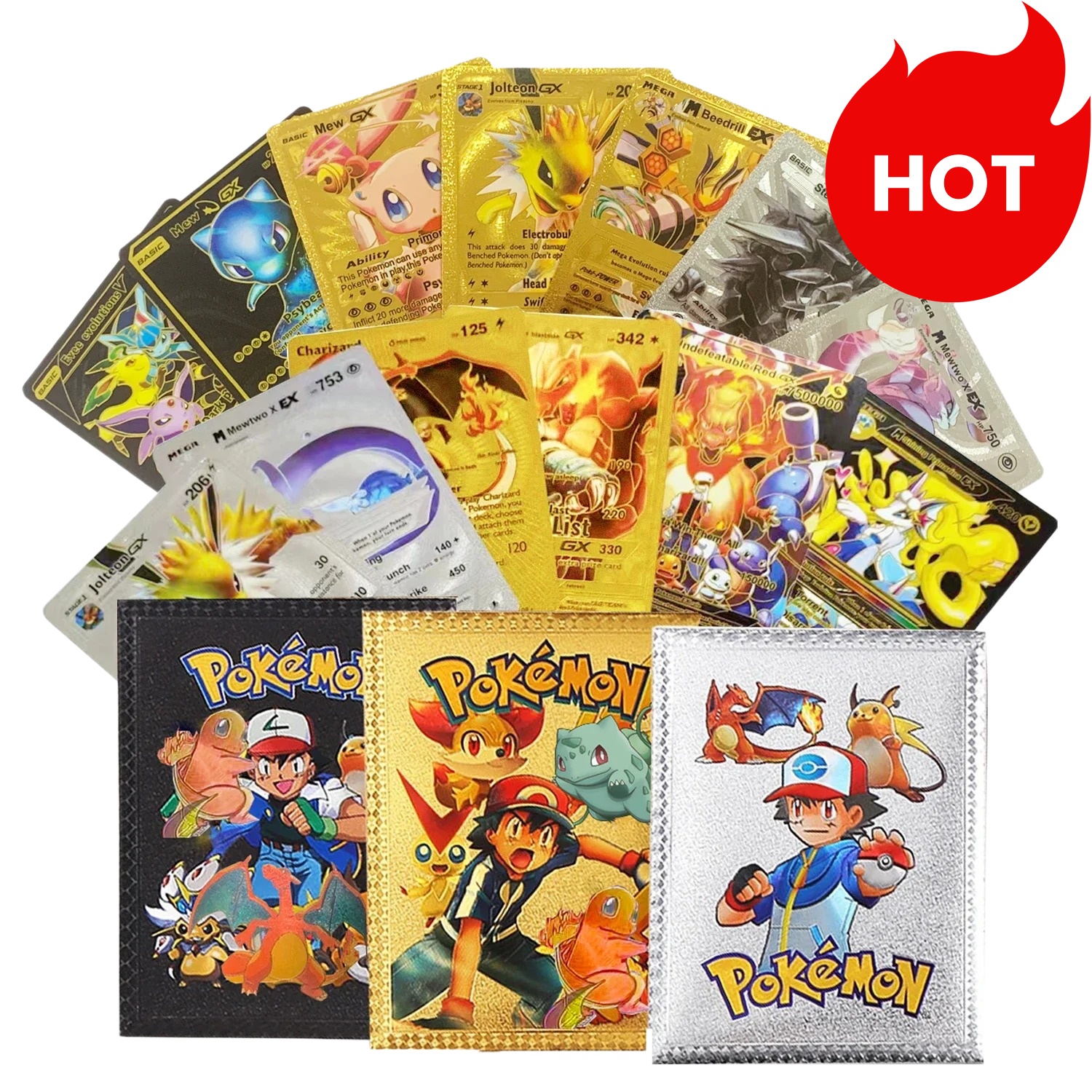 Kids Toys Latest - Pokemon Card New Box Gold Silver