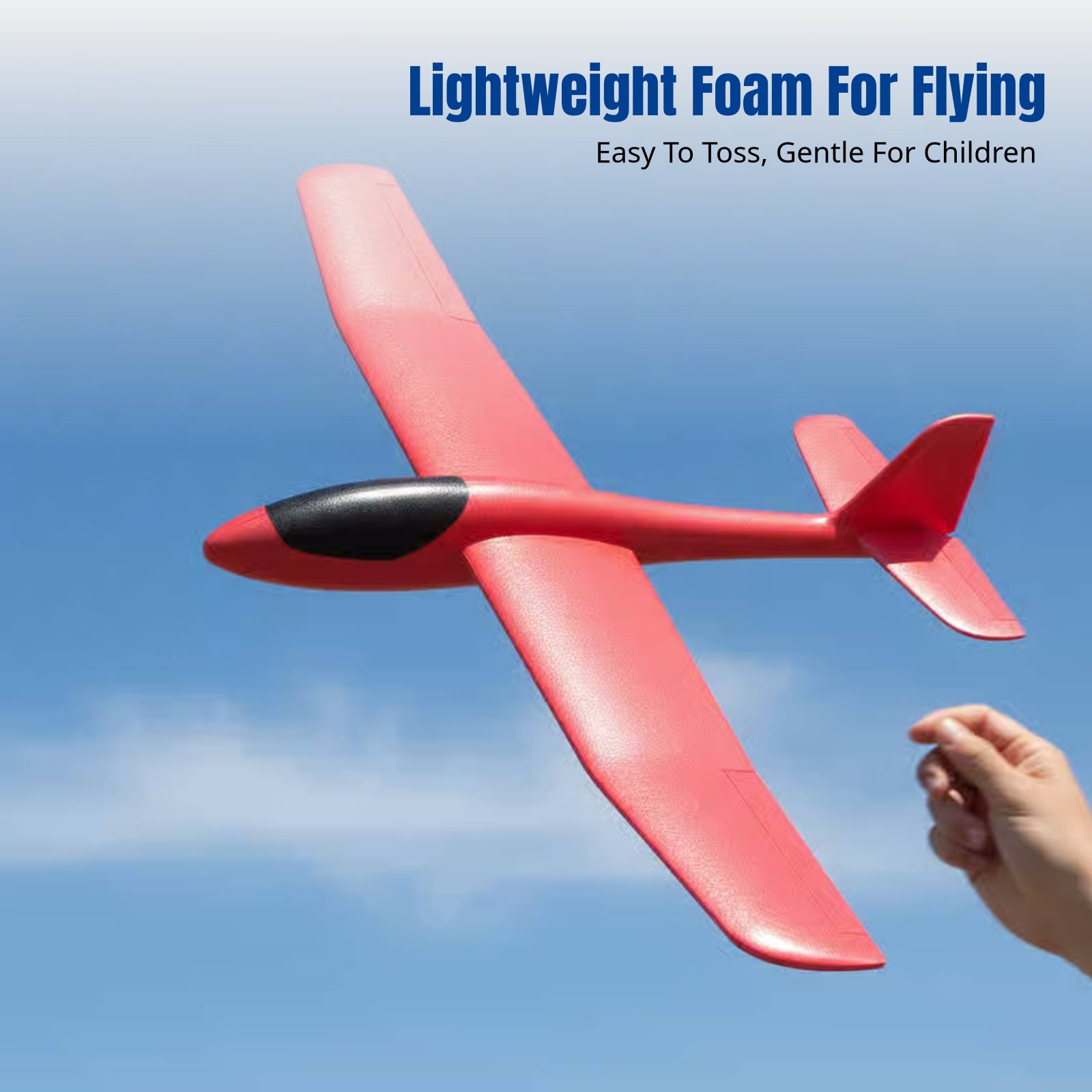 Kids Toys Under £5 - 86cm Foam Glider Plane, Hand Launch