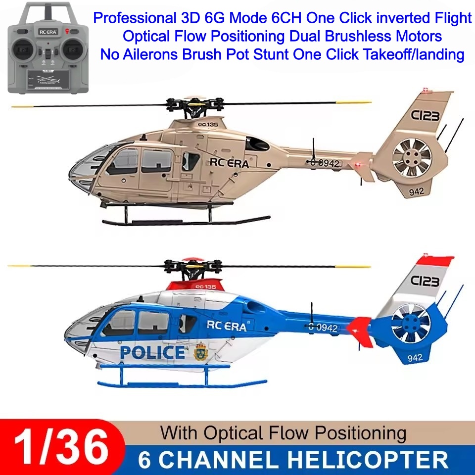 Kids Toys Under £5 - Professional 1/36 RC Helicopter 6CH 6-axis