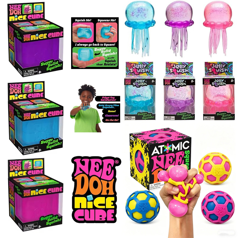 Sensory Fidget Toys - NeeDoh Squishy Schylling,. Atomic Stress Relief