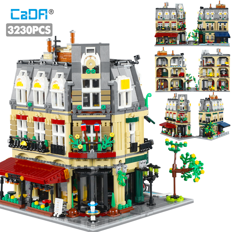 Kids Toys Paris - 3230Pcs Cada City Paris Restaurant &