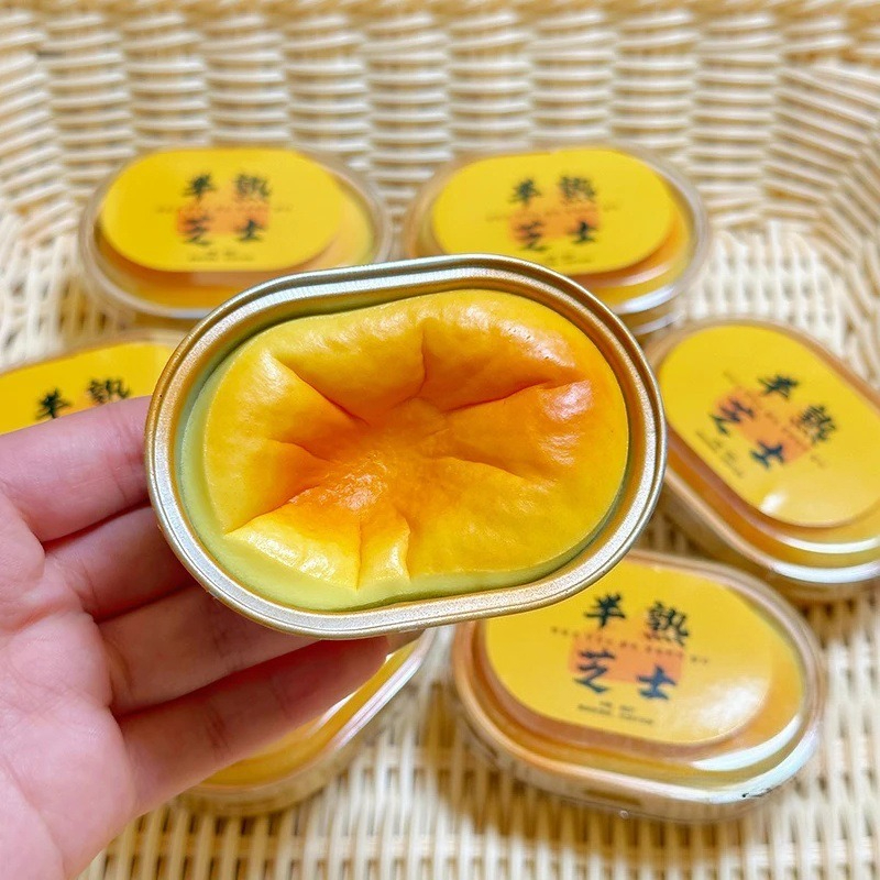 Squishy Simulated Cheese Bread - Sensory Fidget Toys review and price
