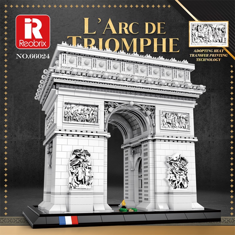 3381PCS Arc de Triomphe Model  - Kids Toys Paris review and price