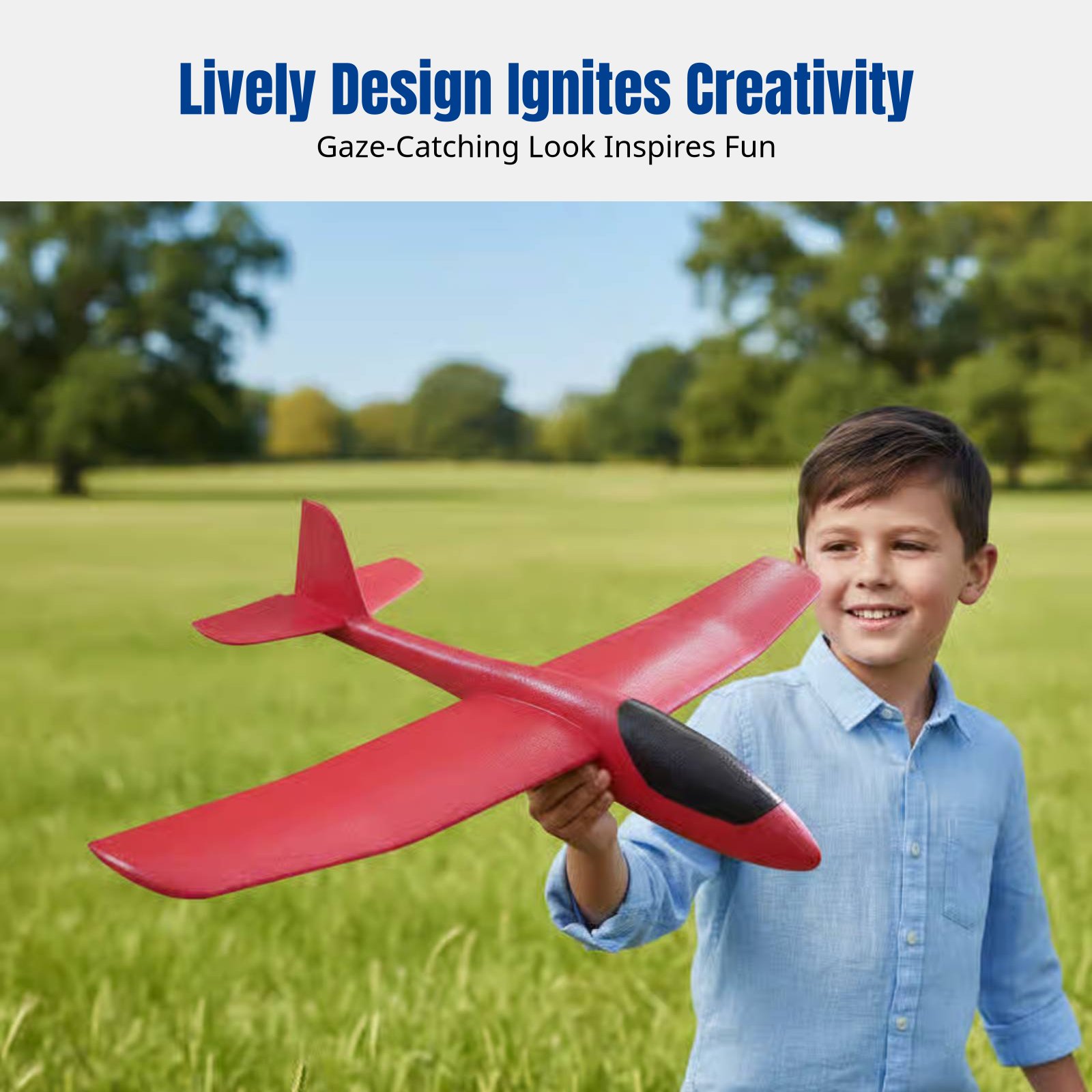 86cm Foam Glider Plane, Hand L - Kids Toys Under £5 review and price