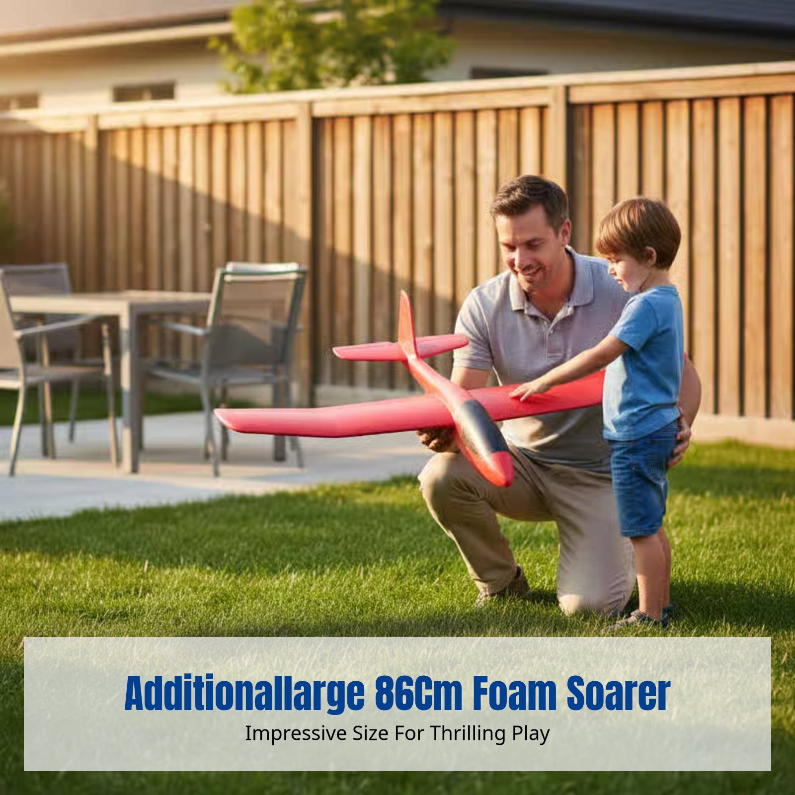 86cm Foam Glider Plane, Hand L - Kids Toys Under £5 review and price