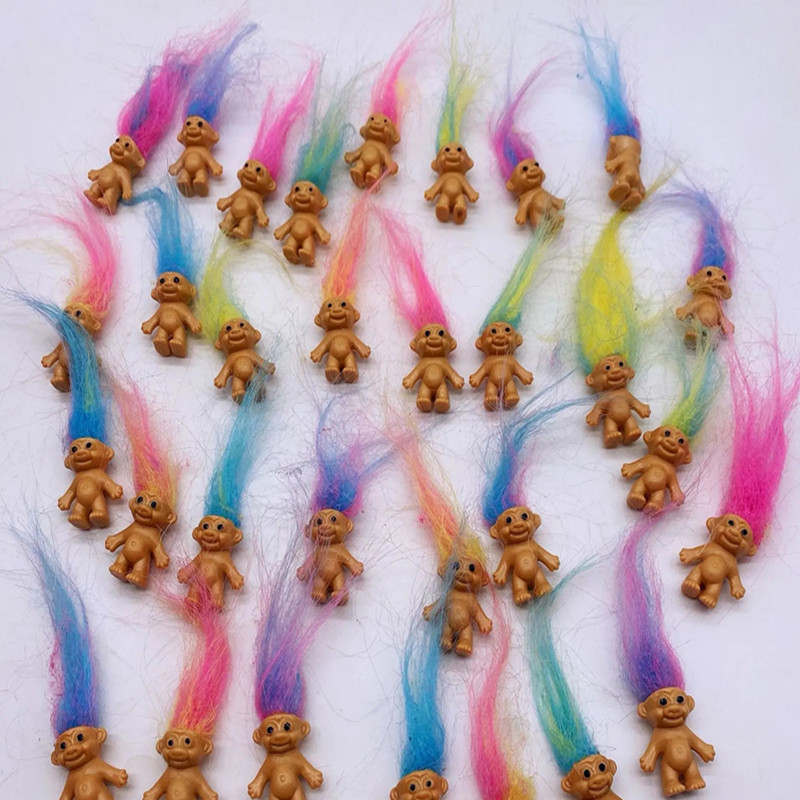 5/10pcs mini long hair clown d - Kids Toys Under £5 review and price