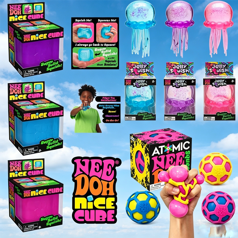NeeDoh Squishy Schylling Atomi - Sensory Fidget Toys review and price