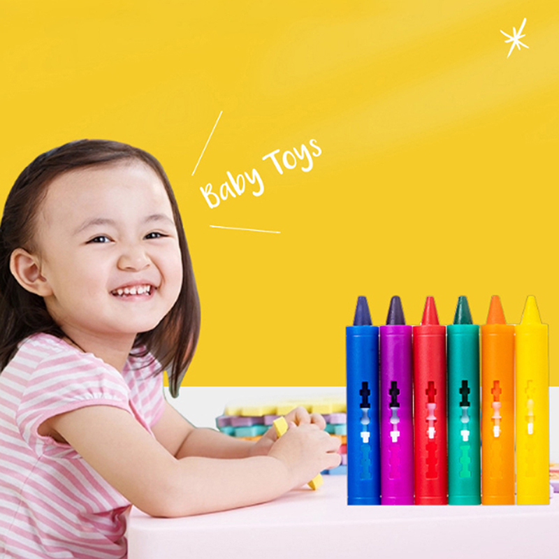 6Pcs Washable Bath Crayons Col - Kids Toys Drawing Easy review and price