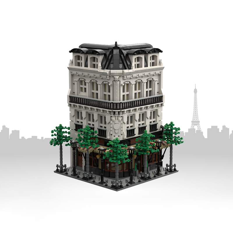 4204pcs MOC Paris Boulangerie  - Kids Toys Paris review and price