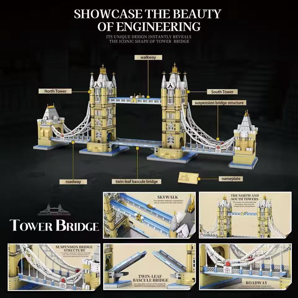 MOC Famous Architecture London - Kids Toys London review and price