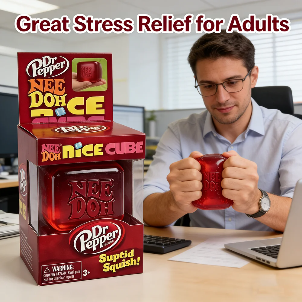 =* Dr Pepper x NeeDoh Nice Cub - Sensory Fidget Toys review and price