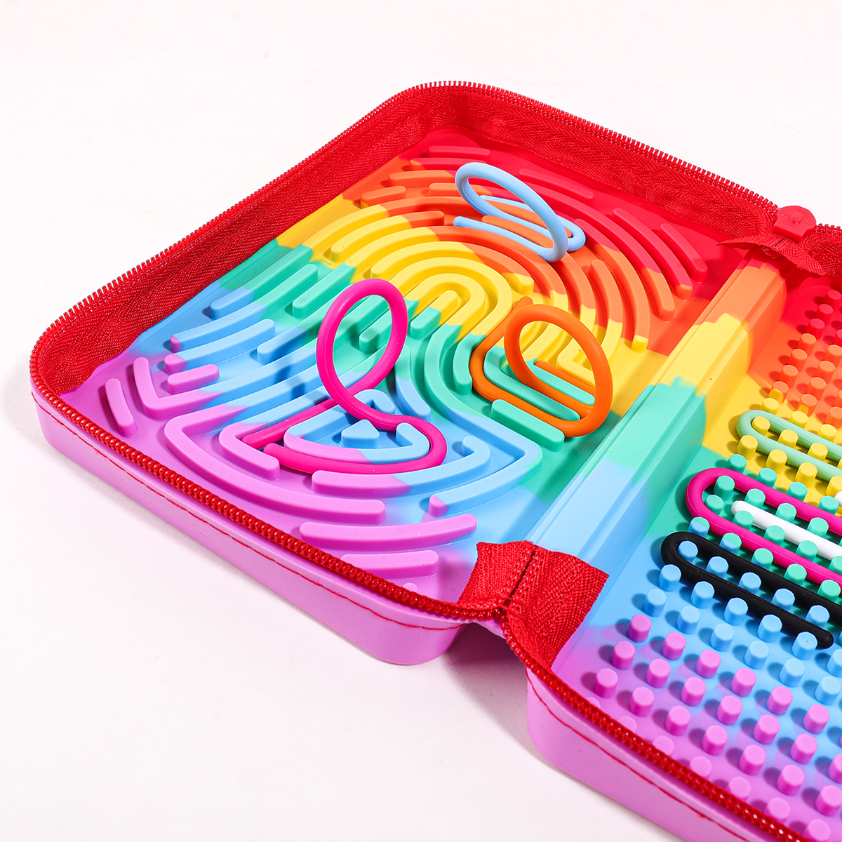 Silicone Rainbow Desk Statione - Sensory Fidget Toys review and price