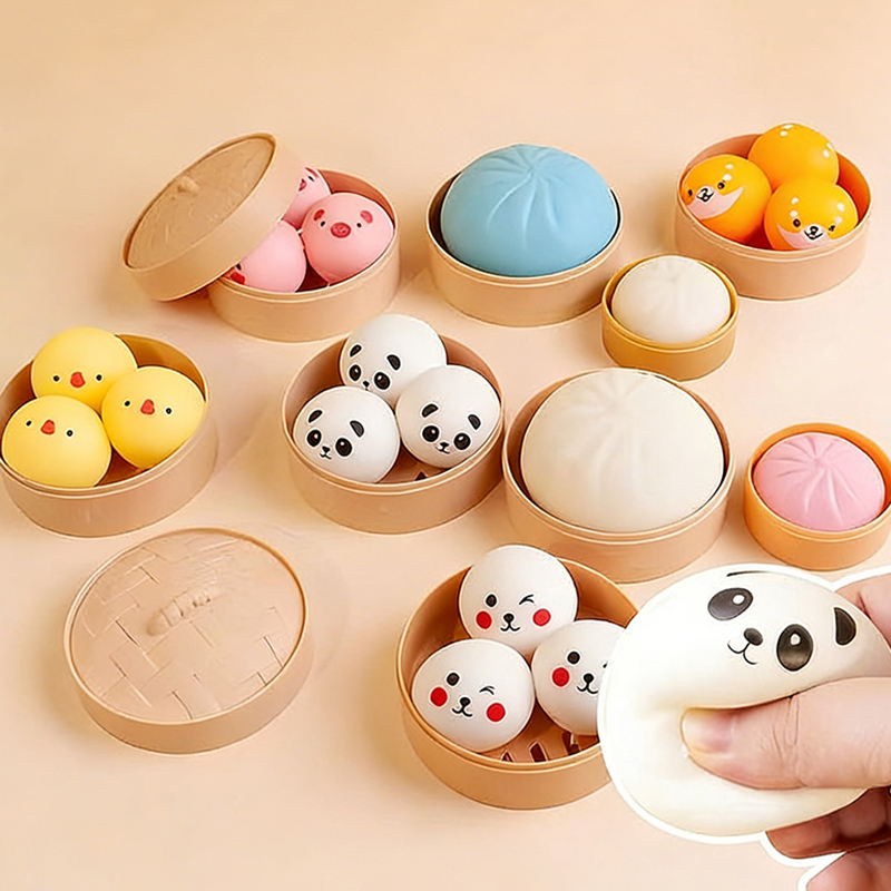 Dumpling Squishy Toys Cartoon  - Sensory Fidget Toys review and price