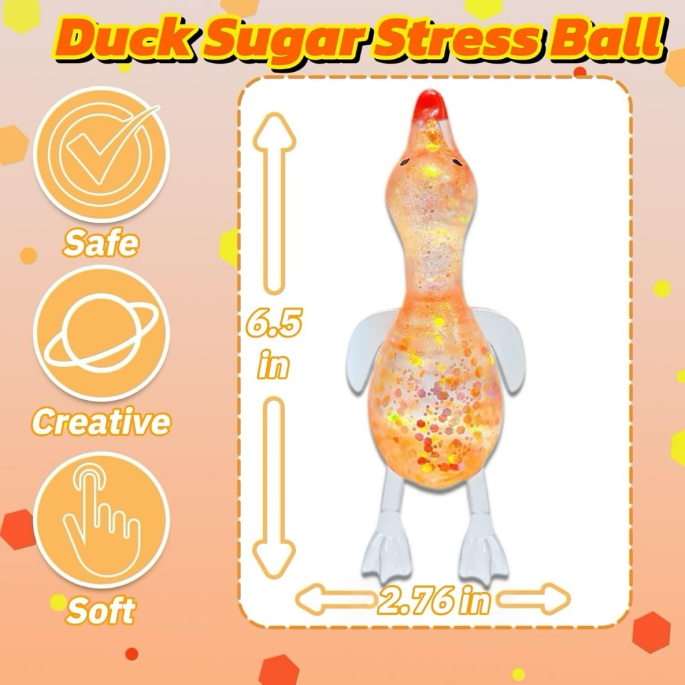 Duck Sugar Stress Ball Squishy - Kids Toys Basket review and price