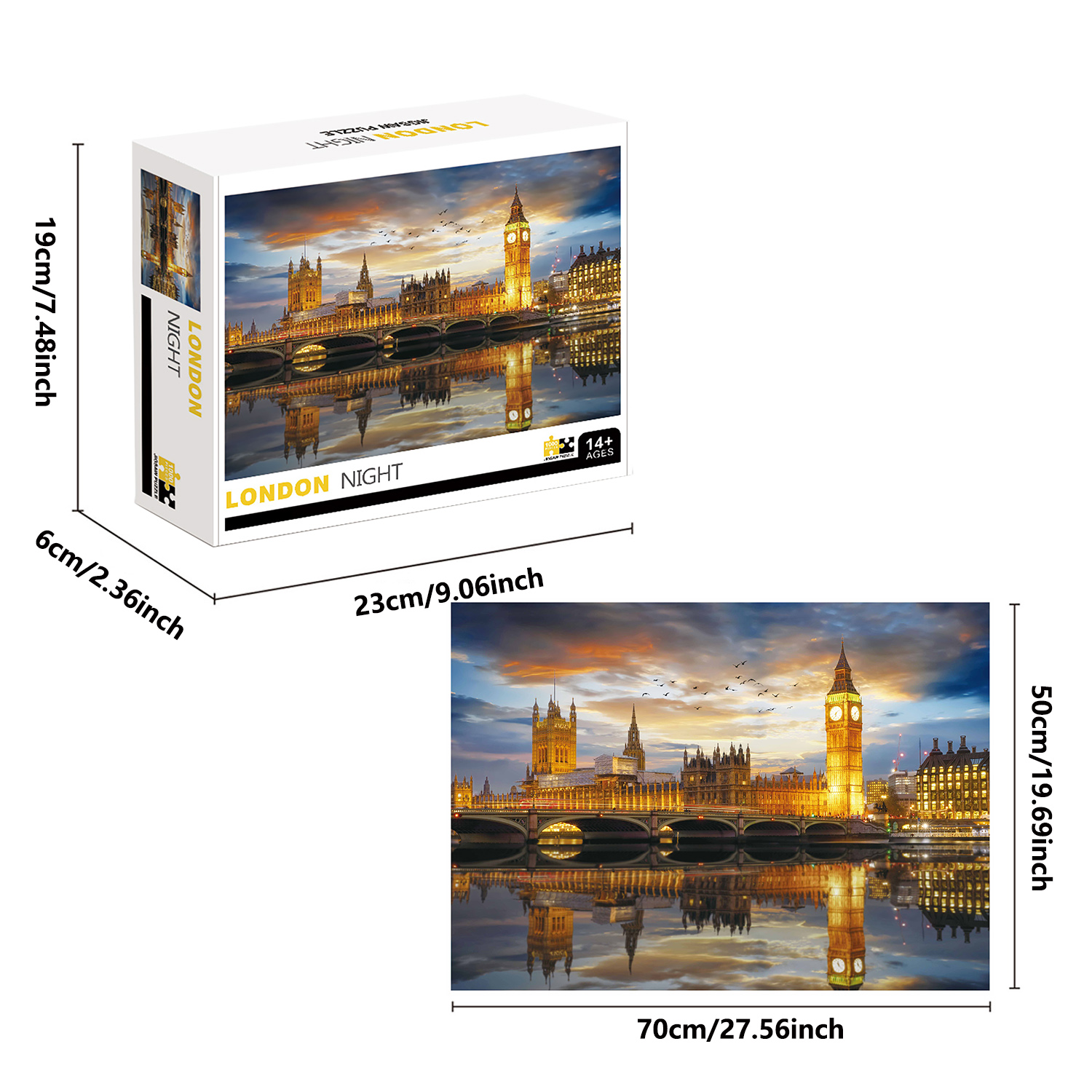 1000 Pieces London Night Jigsa - Kids Toys London review and price