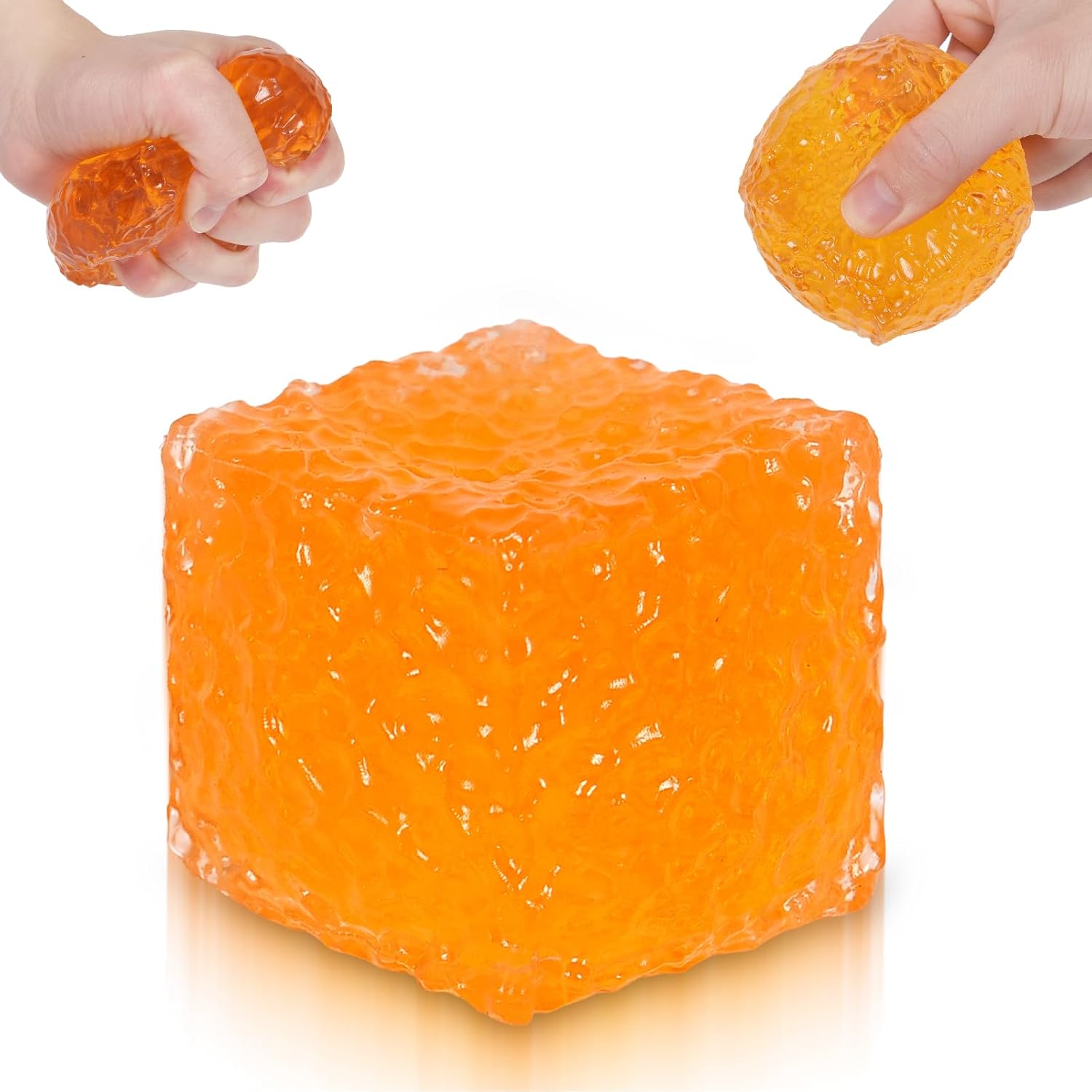 Frosted Honeycomb Ice Cube Squ - Sensory Fidget Toys review and price