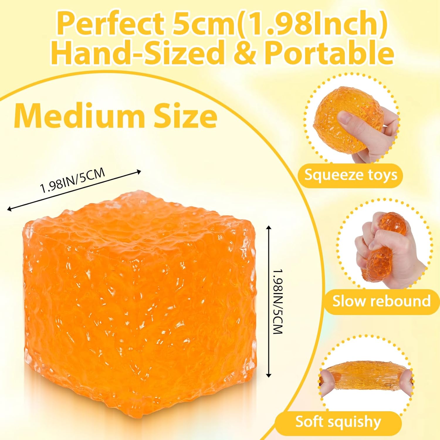 Frosted Honeycomb Ice Cube Squ - Sensory Fidget Toys review and price