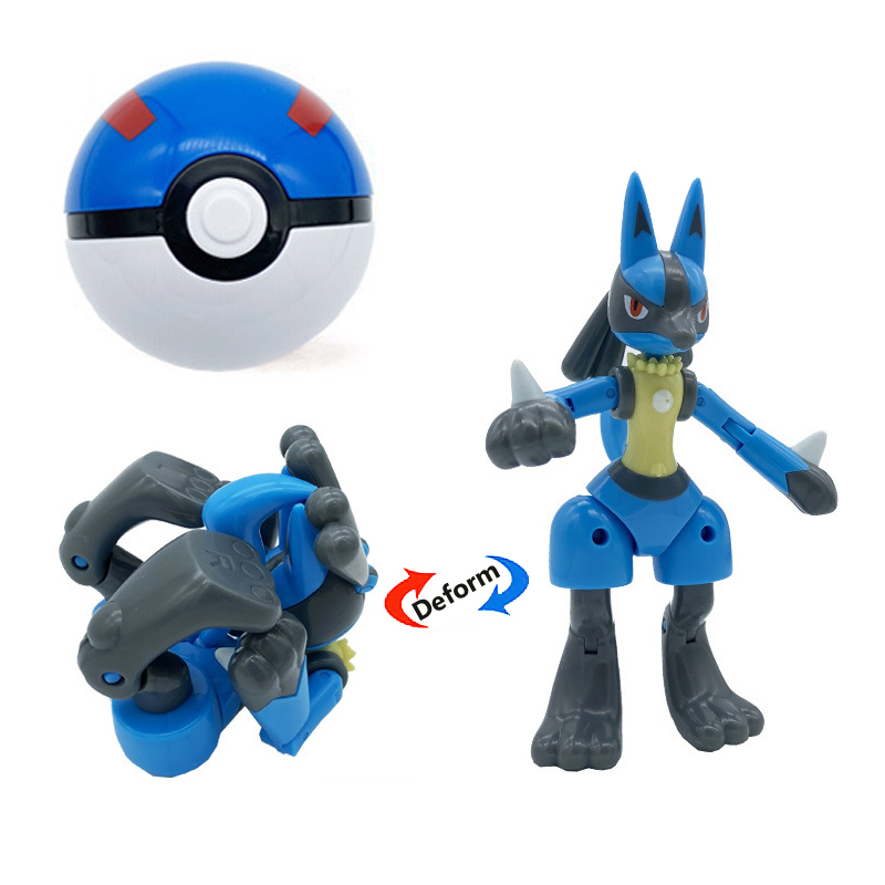 6Pcs/Set Pokemon Pokeball Tran - Kids Toys Under £5 review and price