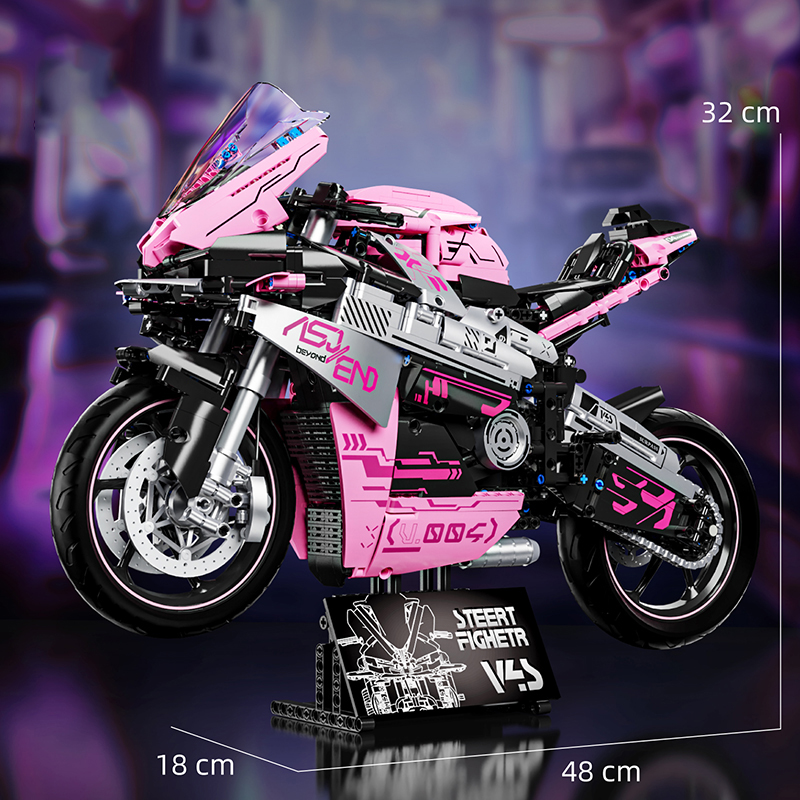 V4S Racing Motorcycle Building - Kids Toys Under £5 review and price