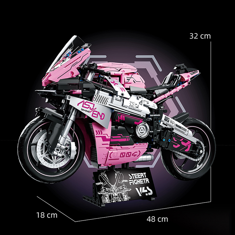 V4S Racing Motorcycle Building - Kids Toys Under £5 review and price