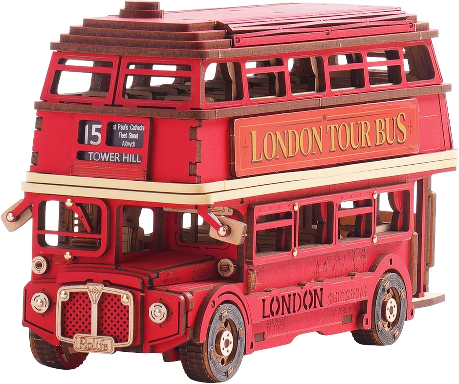 Robotime rolife London Tour Bu - Kids Toys London review and price