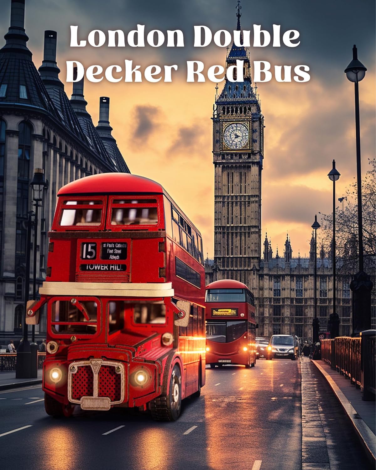 Robotime rolife London Tour Bu - Kids Toys London review and price