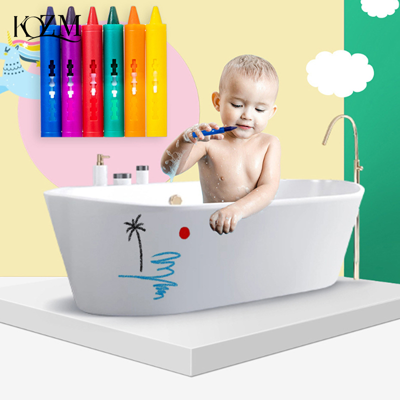 6Pcs Washable Bath Crayons Col - Kids Toys Drawing Easy review and price